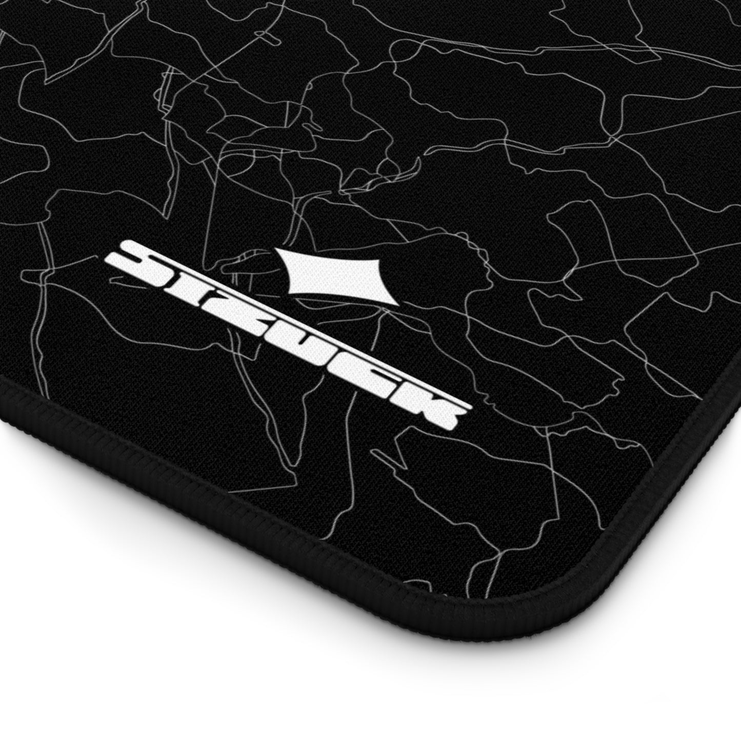 Lined Black L Mouse Pad (45 x 30cm)