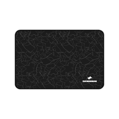Lined Black L Mouse Pad (45 x 30cm)