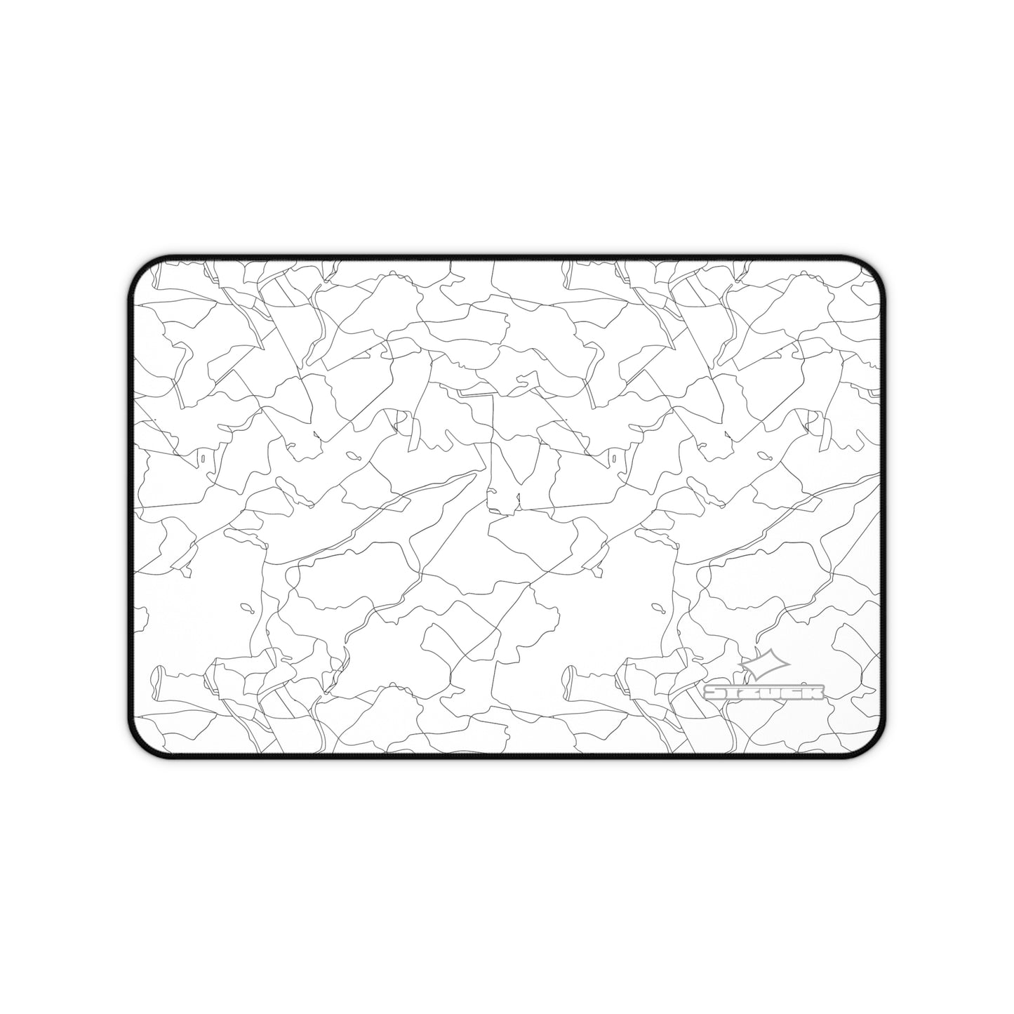 White Lined L Mouse Pad (45 x 30cm)