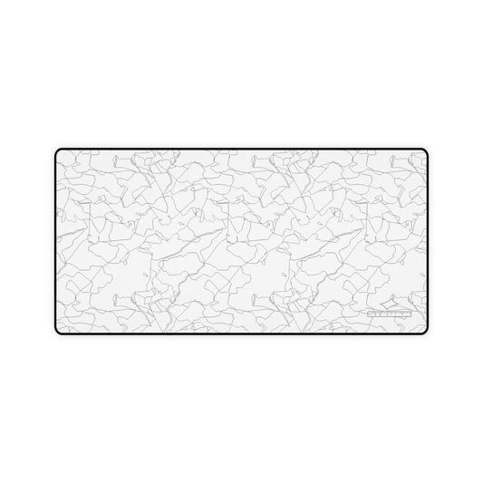 White Lined XL Mouse Pad (80 x 40cm)